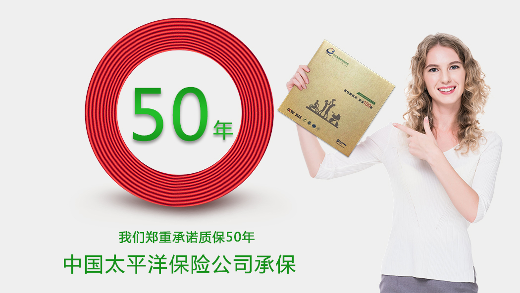 石头鱼&太平洋保险 电线质保50年